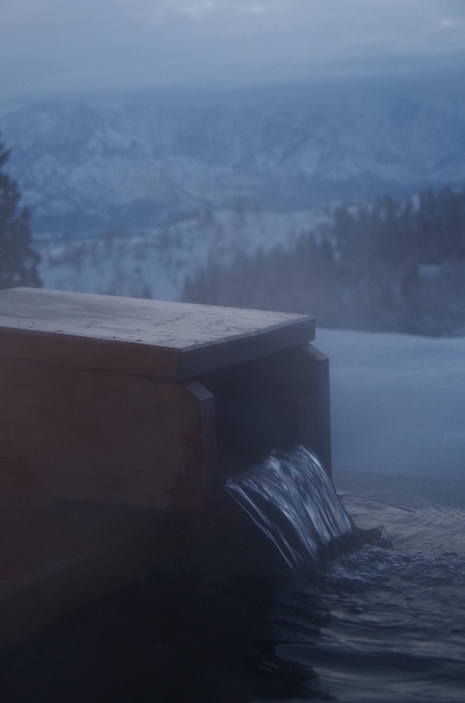 絶景！雪見露天風呂