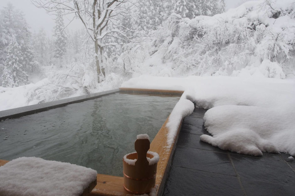 雪と桶